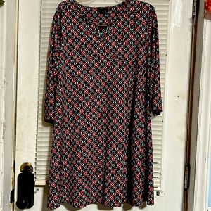 New Directions PXL Print Dress
